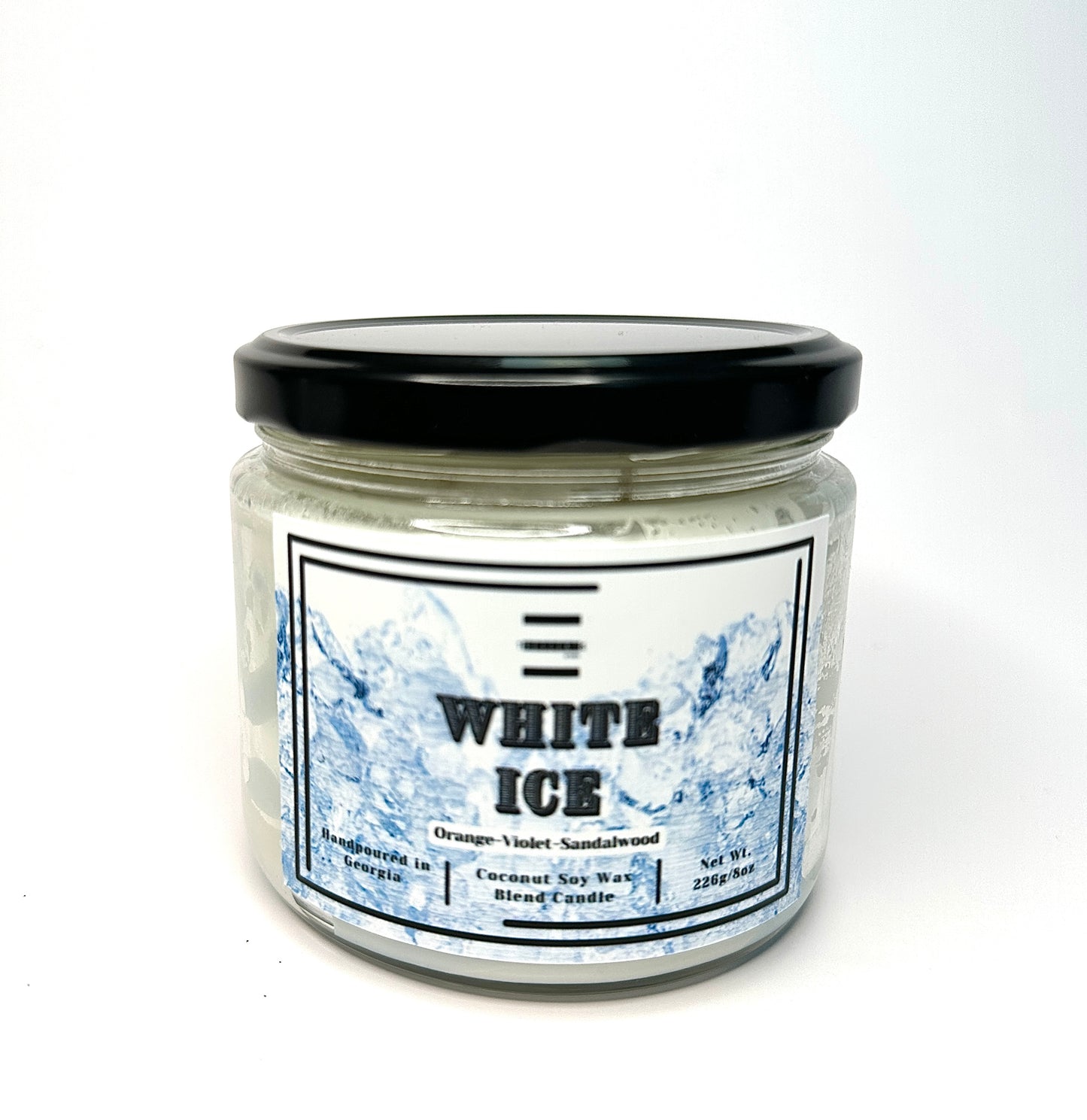 White Ice Candle