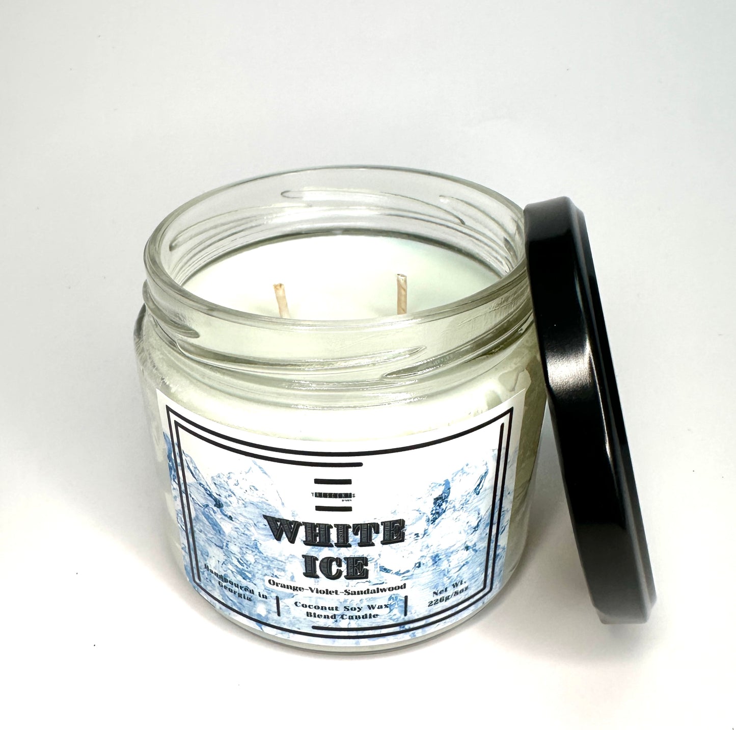 White Ice Candle