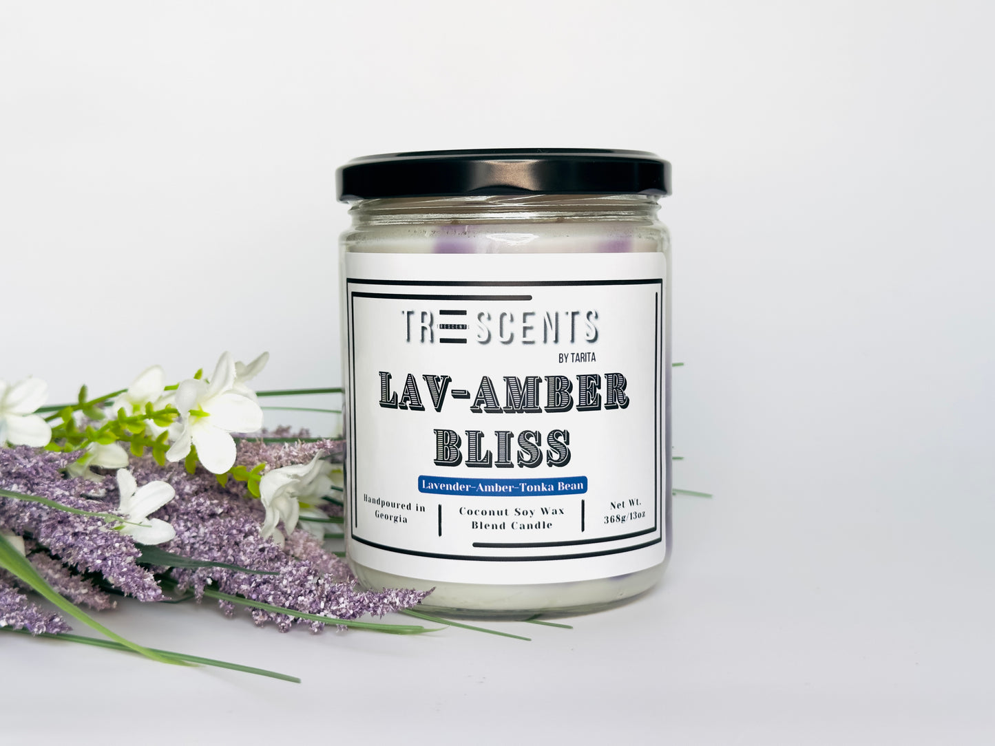 Lav-Amber Bliss Candle
