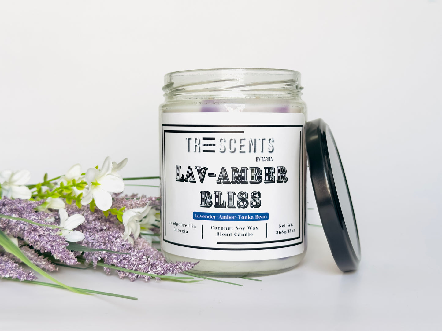 Lav-Amber Bliss Candle