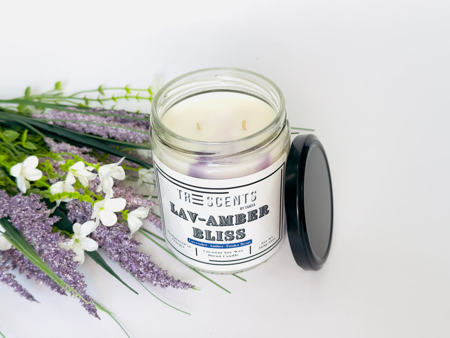 Lav-Amber Bliss Candle