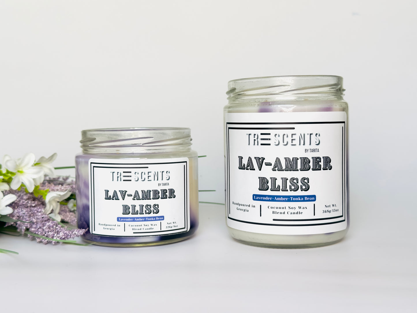 Lav-Amber Bliss Candle