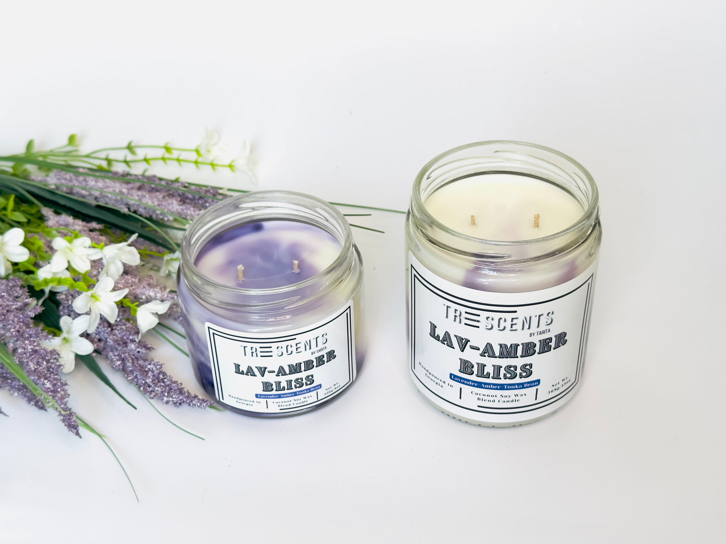 Lav-Amber Bliss Candle