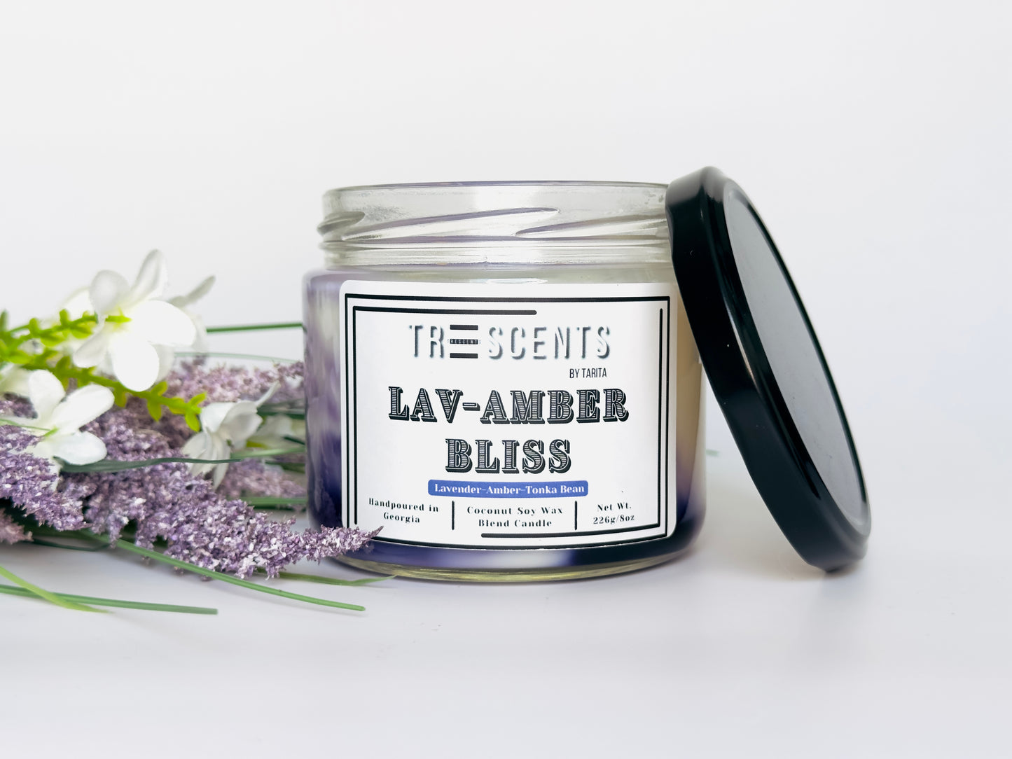 Lav-Amber Bliss Candle